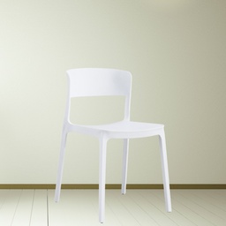 [FZ101108] Sedia diaspro polipropilene 46x51x74 cm bianco