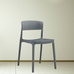 [FZ101168] Sedia grigio scuro 46x51x74 cm