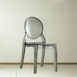 [FZ101172] Sedia ematite 44x55x90 cm fumè