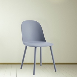 [FZ101175] Sedia grigio scuro 55.5x44x80 cm