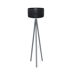 [FZ101733] Lampada da terra 20x40 cm paralume nero