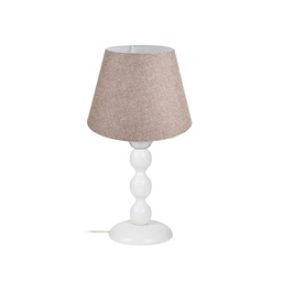 [FZ101723] Lampada da tavolo beige 21x30 cm