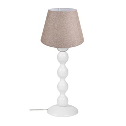 [FZ101724] Lampada da tavolo beige 21x30 cm