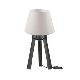 [FZ101725] Lampada da tavolo bianca 30x22 cm