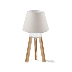 [FZ101726] Lampada da tavolo bianca 22x30 cm