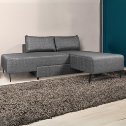 [FZ101296] Divano letto angolare grigio 290x85
