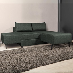 [FZ101297] Divano letto angolare verde oliva 205x170