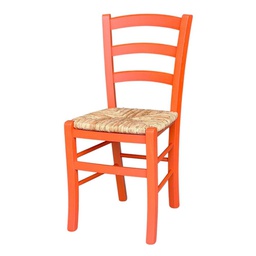 [FZ101783] Sedia anilina arancio 41x42x88 cm