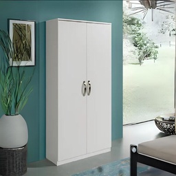 [FZ101711] Armadio portascope 186x86x36 cm bianco