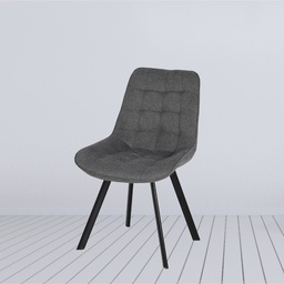 [FZ101795] Sedia imbottita grigia 87x52x42 cm