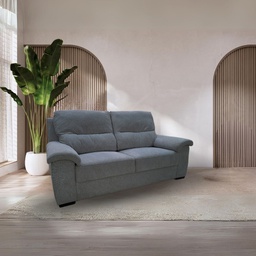 [FZ101462] Divano 2 posti grigio scuro 200x90x105 cm