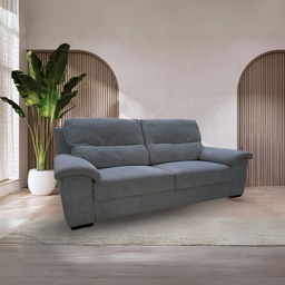 [FZ101463] Divano 3 posti grigio scuro 230x90x105