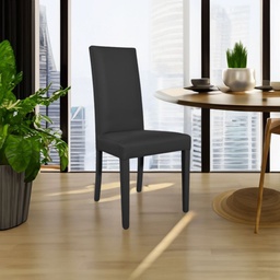 [FZ98322] Sedia nera 47x47x101 cm
