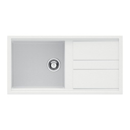 [FZ101533] Lavello 1 vasca 100x50 bianco