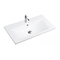[FZ101879] Lavabo da appoggio 81x46.5x18 cm bianco