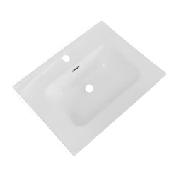 [FZ101877] Lavabo da appoggio 61x46.5x14 cm bianco