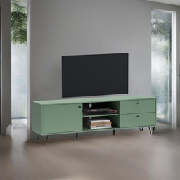 [FZ101239] Porta tv verde 182x40x55.10 cm