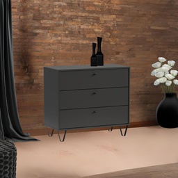 [FZ101241] Cassettiera antracite 83.60x40x75.2 cm