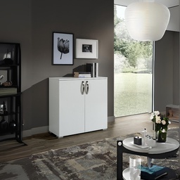 [FZ102049] Armadio multiuso bianco 86x36x83 cm