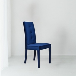 [FZ101489] Sedia imbottita blu 47x46x101 cm