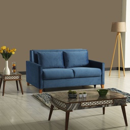 [FZ101850] Divano letto azzurro 164x111x90 H cm