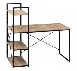 [20108139] Scrivania Aliaj con libreria 4R 120x60x75