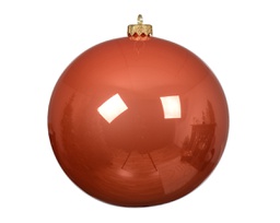[20184625] Pallina Di Vetro Smaltata 15Cm Zucca Speziata  1 Pz