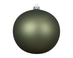 [20184642] Pallina Di Vetro Opaco 15 Cm Rosmarino Verde 1 Pz