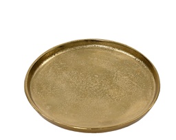 [20184760] Vassoio decorativo natalizio oro d.30.5cm