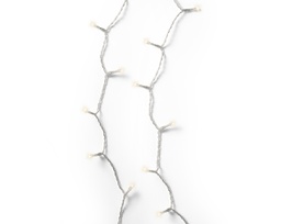 [20184775] Luci LED fisse BO esterne 350 cm bianco caldo