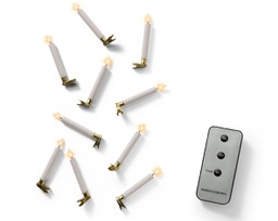 [20184842] Luci a candela LED fisse 1,5x14 cm 10pz