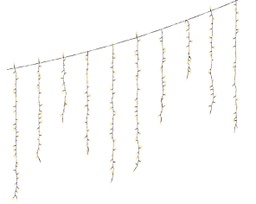 [20184855] Catena LED icicle 256 luci 375x60 cm