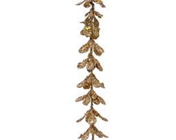 [20184884] Ghirlanda oro glitter h. 150cm x lun. 3cm x lar. 3cm