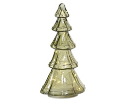 [20184885] Albero micro LED vetro fisso 15x29,5 cm