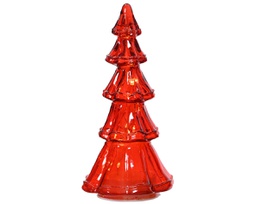 [20184886] Albero micro LED rosso h. 29,5 cm x 15 cm