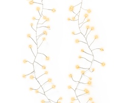 [20184891] Catena luci LED 100 pz 120cm argento caldo