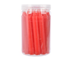 [20185020] Mini candele rosse h. 10,5cm x dia 1,3cm