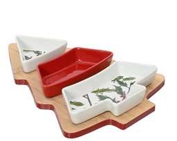 [20185029] Set tapas in porcellana 28,2x20x4 cm