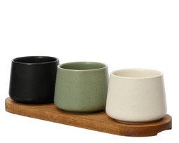 [20185031] Set tapas in gres multi 30,8x10,5x8,5 cm