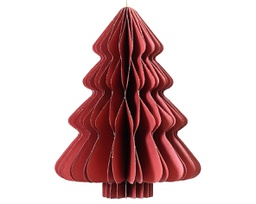[20185064] Albero di carta champagne 30x40cm rosso