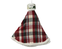 [20185071] Copribase gonna per albero 100 cm verde/rosso