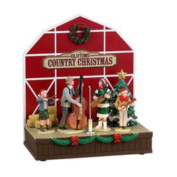 [20186073] Natale di campagna 17,5 x 15 x 9,6 cm