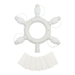 [2017083] Connettore circolare 18cm 5 uscite 230V AC