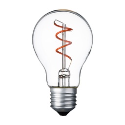 [2017090] Lampada E27 36V goccia spirale rosso Ø60mm