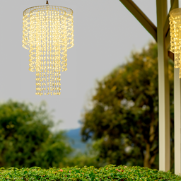 [2020394] Lampadario a cascata ø55xH85cm LED bianco caldo