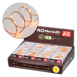 [2020400] Catena microLED 4m a batteria 2xCR2032