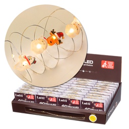[2020413] Catena decorativa 4m con 40 MicroLED