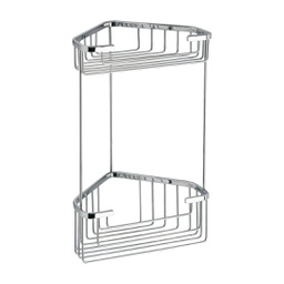 [KB-B2020400000429] Portasapone doppio angolare in acciaio inox