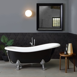 [KB-B2030600000211] Vasca da bagno classica bianco e nero