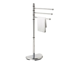 [KB-B2020000000362] Piantana porta asciugamani in metallo cromato